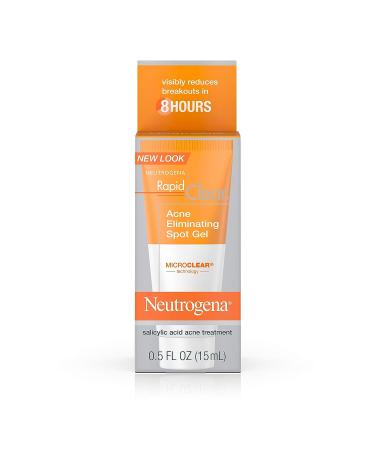 Neutrogena Rapid Clear Acne Eliminating Spot Treatment Gel | Salicylic Acid Acne Medicine | 0.5 fl. oz - Buy Online on GoSupps.com