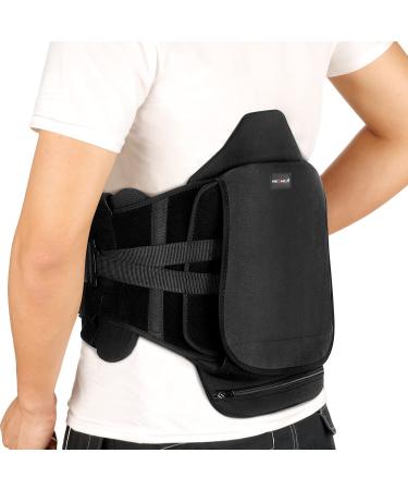 NEENCA Medical LSO Medical Back Brace, Lumbar Support for Pain Relief, Waist Wrap with Removable Lumbar Pad for Elders, Injury, Herniated Disc, Sciatica, Scoliosis, Post Surgery & Fractures and More X-Large LSO Back Brace - Buy Online on GoSupps.com