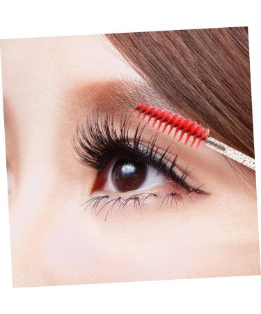 Mipcase 20 Pcs Diamond Mascara Brush Transparent Mascara Empty Mascara Bottle Beauty Eyelash Bevel 11.3x1.1cmx2pcs Orange Redx2pcs - Buy Online on GoSupps.com