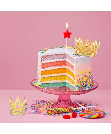15pcs Crown Cake Toppers 3 Styles Birthday Cake Toppers Crown Tiara Crown Cake Topper Rhinestone Crown Cake Topper for Boys & Girls (Gold) - Buy Online on GoSupps.com