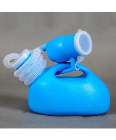 Men Urinal Men's Male Bed Urinal Pee 2000ML Collector with 1.6M Tube Convenient and Practical Urinal - Buy Online on GoSupps.com