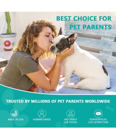 Max Potency Hemp Oil for Dogs and Cats with Omega 3-6-9 Fatty Acids - Supports Hip, Joint, and Skin Health - Organic, Non-GMO, Made in USA 1-Pack - Buy Online on GoSupps.com