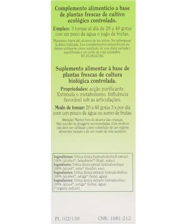 Biover - Organic Liquid Extract Urtica dioica - 50 ml - Buy Online on GoSupps.com