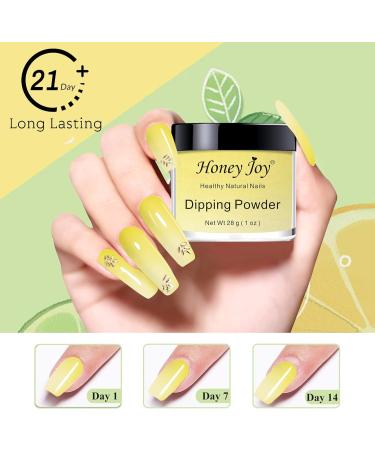 28g White & Yellow Color Change Dip Powder Nails (W-No.18) | Long-lasting, No UV Light Needed - Buy Online on GoSupps.com