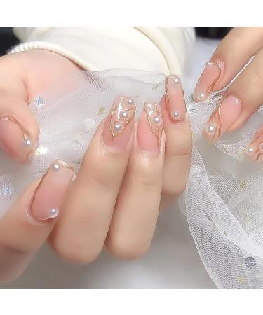 FEIlei Mix Size White Nail Art Tip Half Pearls 3D Nail Beads Rhinestones Decoration DIY Tool Beauty Manicure Supplies - Buy Online on GoSupps.com