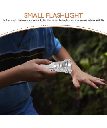 Housoutil Old-Fashioned Flashlight Small Flashlight LED 80s Big Flashlights Searchlight Torch Old Style Flashlight Portable Outdoor Flashlight Vintage Photo Prop No Battery - Buy Online on GoSupps.com