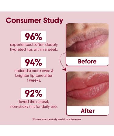 A.ra.v.i Organic Beetroot Tinted Lip Balm With SPF 50 PA+++ & Kojic Acid - Ceramide & Peptide - Lip Brightening & Hydrating - SLS & Paraben Free 5 gm - Buy Online on GoSupps.com