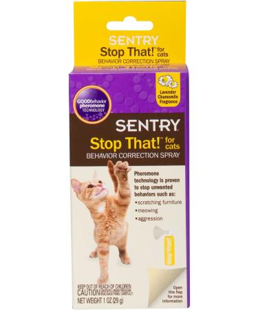 SENTRY Stop That! For Cats 1 oz - Effective Behavior Correction Spray - Buy Online on GoSupps.com