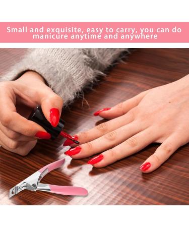 Nail Clippers for Acrylic Nails Rustproof Acrylic Nail Cutter and Gel Nails U-Shaped False Nail Tip Cutter Portable False Nail Extension Clippers for Beginners Enthusiasts Nail-technicians - Buy Online on GoSupps.com