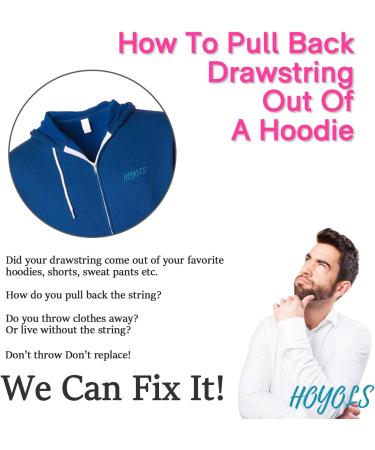 Hoyols Drawstring Threader - 2 Pcs Plastic Flexible Needle for Easy Sewing & Crafting - Buy Online on GoSupps.com