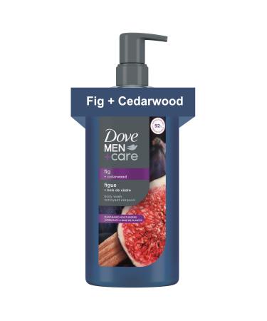 DOVE MEN + CARE Plant-Based Fig + Cedarwood Body Wash for Men For Moisturized Skin 26 Fl Oz
