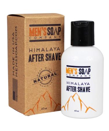 Aftershave for Men 4.0 oz After Shave Balm Made With Organic and Natural Vegan Plant Ingredients - Post Shave Lotion for Sensitive Skin Eliminates Razor Burns, Calms Irritation & Cools Skin, Himalaya