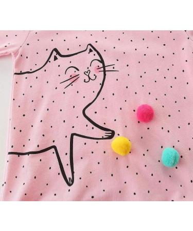 Girls Cotton Sweatshirt | Long Sleeve Pullover for Kids | Age 1-12 Years | Casual Jumper T-Shirt | Toddler Clothes | 11-12 Years | Cat Design - Buy Online on GoSupps.com