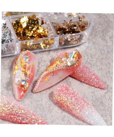  Beatifufu 3 Boxes Nail Art Foil Glitter Decorative Nail Sequins for DIY Nails Suitable for Party Craft Material with Excellent Texture - Buy Online on GoSupps.com