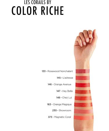 L'Or al Paris Color Riche Colour-Intense Lipstick with Nourishing Oils Creamy Texture for Maximum Lip Comfort No. 230 Coral Showroom 1 count (Pack of 1) - Buy Online on GoSupps.com