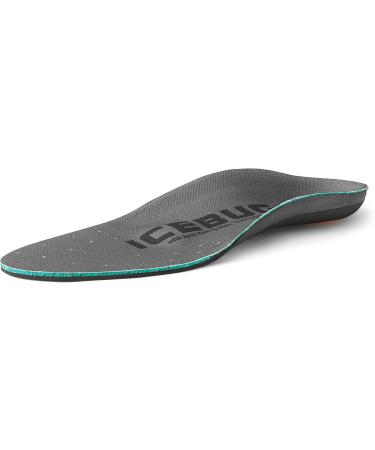 Icebug Comfort Insoles with Dynamic Arch Support - Charcoal Medium Arch - Size M 12 - Buy Online on GoSupps.com