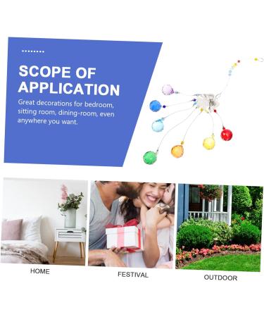 ABOOFAN 1pc Hanging Window Crystals Crystal Drop Crystal Decor Life Tree Car Pendant Variety Lighting Ball - Buy Online on GoSupps.com