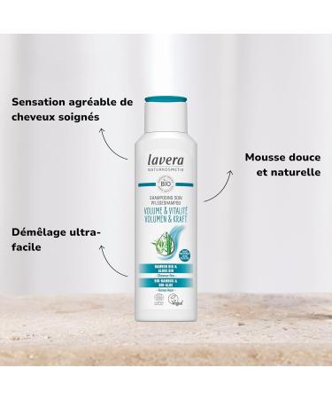 lavera Volume & Vitality Care Shampoo - silicone-free - Volume suppleness & tone - vegan - natural cosmetics - 250 ml - Buy Online on GoSupps.com