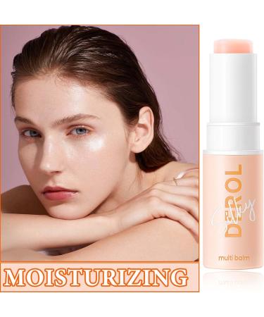WYBLZPXZ Multi Balm Moisturizing Stick Hydrating Oil Balm Stick for Day and Night Multi Facial Balm All-Over Moisture Stick for Face Lips & Eyes Pink - Buy Online on GoSupps.com