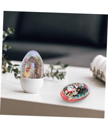 VILLCASE 4pcs Box Easter Egg Candy Box Dinning Table Decor Easter Tin Festival Candy Case Cartoon Tea 11.5x7cm As Shown - Buy Online on GoSupps.com