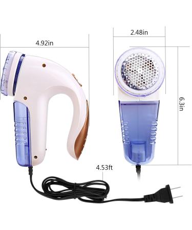 Portable Electric Fabric Shaver & Lint Remover - Effortlessly Remove Fluff Balls & Bobbles | Extra Blade & Brush Included - Buy Online on GoSupps.com