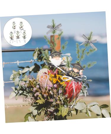 Alipis 25 Pcs Graduation Season Decoration Pine Needle Stems Graduation Garden Signs Artificial Outdoor Plants Fake Pine Needle Branches Faux Plants Plastic Artificial Leaf Household - Buy Online on GoSupps.com