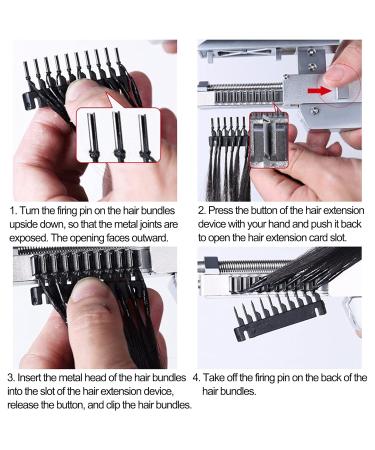 6D Real Hair Extensions & Part Smooth 613 Blonde - Human Hair Wigs for Girls & Children - Premium 40g Hair Extensions - Universal Styling Tools - Buy Online on GoSupps.com