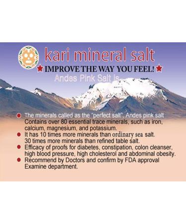 Pink Rock Salt Dental Care - Natural Mineral Mouth Rinse and Gargle Salt from Mt. Andes, Bolivia - Buy Online on GoSupps.com
