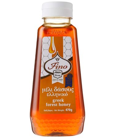 Attiki Fino Honey Wild Flowers and Trees 470g Tube Greek Forest Honey Rich in Honey Aromatic Honey Greece Honey Greece Athens Greece