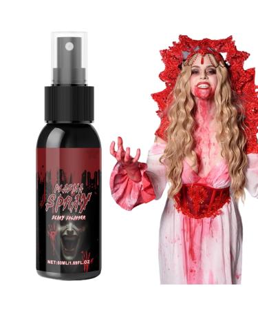 G n rique Artificial Blood for Halloween - Washable Artificial Blood Makeup for Halloween Parties | 50ml Body Paint for Costumes Face Makeup Clothing Zombie Vampire Fancy Dress for Adults and Children