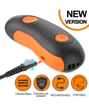 AUPERTO Handheld Anti Barking Device Ultrasonic Dog Barking Deterrent Devices Rechargeable Dog Training Aid Anti Bark Tool Stop Barking & Repellent Indoor Outdoor - Buy Online on GoSupps.com