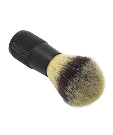 Foaming Synthetic Beard Brush for Men | Easy to Clean Curved Black Handle - Buy Online on GoSupps.com
