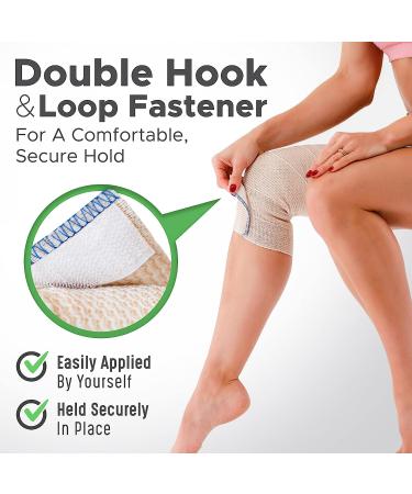Organic Cotton Elastic Bandage Wrap (6 Wide 2 Pack) - Latex Free Compression Roll for Sprains - USA Grown - Hypoallergenic - Buy Online on GoSupps.com