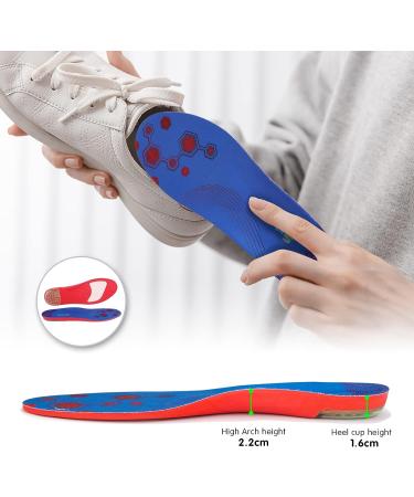 Sushn3D Plantar Fasciitis Insoles - Arch Support Orthotic Inserts for Men Women - Gel Shoe Insoles for High Arch Pain Relief - XL Size (Mens 10 1/2 - 13) - Buy Online on GoSupps.com
