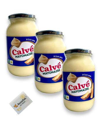 Calv Mayonnaise Holland 3x 650ml economy pack + Benefux refreshing towel