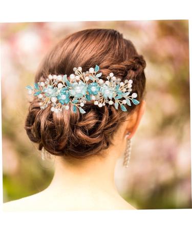 Ipetboom Hair Plug Rose Hair Clip Hair Accessories for Girls Bride Headpiece Girls Hair Accessories Crystal Bridal Headpiece Flower Hair Barrettes Bride Hair Comb Clip Painted Miss Hair up - Buy Online on GoSupps.com