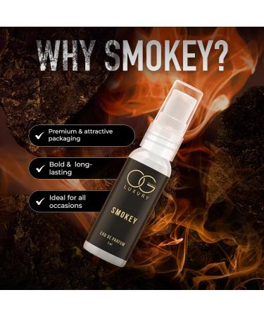 OG BEAUTY LUXURY Smokey Eau De Parfum 5ml 0.17 FL OZ | Elegant Smoky Fragrance | Long-Lasting Perfume for Men | Perfect for Travel Date Nights & Special Occasions - Buy Online on GoSupps.com