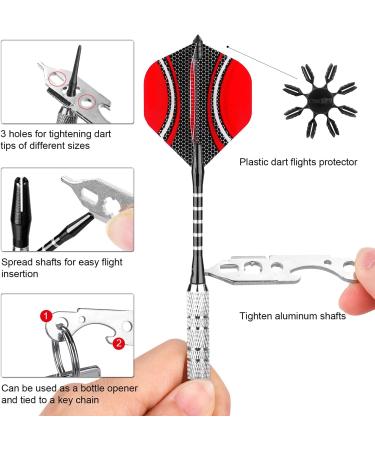 CyeeLife Soft Tip Darts Set 18/22g - Professional Plastic Darts for Electronic Dartboard | 15/18 Packs with Extra Points, Tool, Aluminium Shafts, and Flights - Buy Online on GoSupps.com