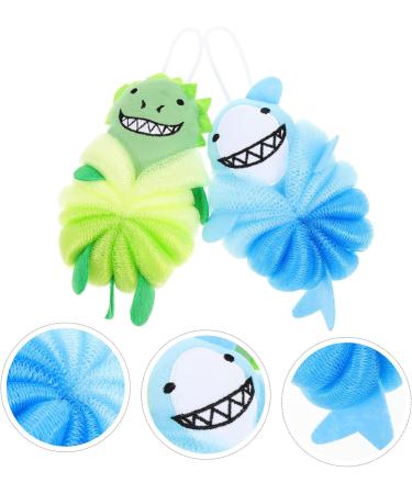 Shop Housoutil 4 Pcs Baby Loofah Body Puff - Cute Bath Sponge Balls for Kids | Perfect Shower & Cleaning Scrubber - Buy Online on GoSupps.com