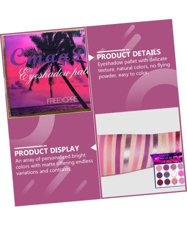 Balacoo 1 Box Eyeshadow Palette Glitter Makeup Cosmetics Eye Shadow Plate Miss Makeup Palette Make up 1 count (Pack of 1) Colorful - Buy Online on GoSupps.com