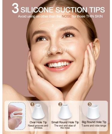 WiFi Blackhead Remover Vacuum with Camera & 3 Silicone Heads | Pimple Extractor Kit | USB Rechargeable Pore Cleaner - Buy Online on GoSupps.com