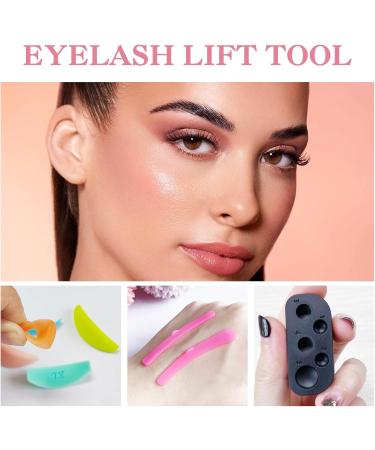 Libeauty Lash Lift Tool 7 Pairs of Lash Lift Shields Including Bottom Lash Lift 1 Pair of Lash Lift Ribbon 1 Palette Convenient and Efficient As a Good Assistant for Lash & Brow Lift or Color - Buy Online on GoSupps.com