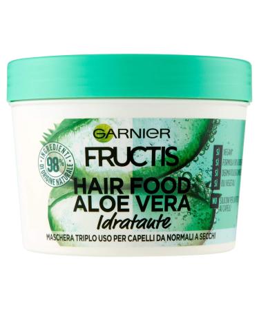 Hair Food Aloe Vera - Mask 3 In 1 For Hair Damaged 390 ml