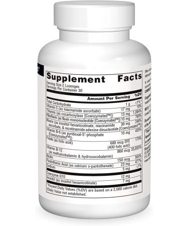 Source Naturals Coenzymate B Complex - Orange Flavored B Vitamin Lozenges - 60 Count - Buy Online on GoSupps.com