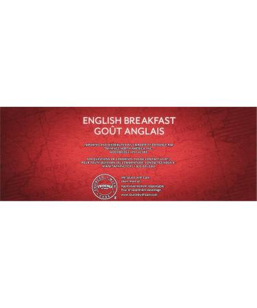 Twinings English Breakfast Individually Wrapped Tea Bags | Caffeinated Smooth Flavourful Robust Black Tea | 100 Count (Pack of 4) | Enjoy Hot or Iced Classic English Breakfast 100 Count (Pack of 4) - Buy Online on GoSupps.com