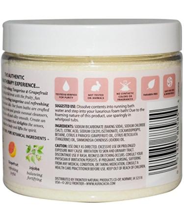 Aromatherapy Foam Bath - Refreshing Tangerine & Grapefruit - Aura Cacia 14 oz | Shop Internationally for Relaxation and Wellness - Buy Online on GoSupps.com