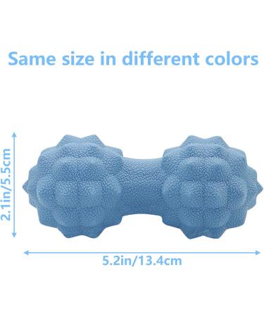 Shop Hju Twinball Neck Peanut Self-Massage Balls - Relieve Muscle Pain with Duo Fascia Ball - Blue | International Shipping - Buy Online on GoSupps.com