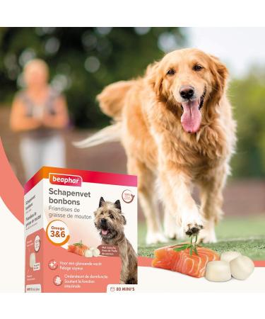Beaphar Sheep Fat Bonbons with Salmon 245g Mini Treats for Dogs | International Shipping Available - Buy Online on GoSupps.com