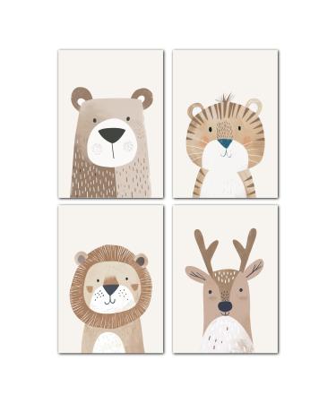 Lavema pictures baby room decoration |Children's room poster animals beige |Poster A4 without picture frames |Decorative pictures children's room girls and boys - Buy Online on GoSupps.com