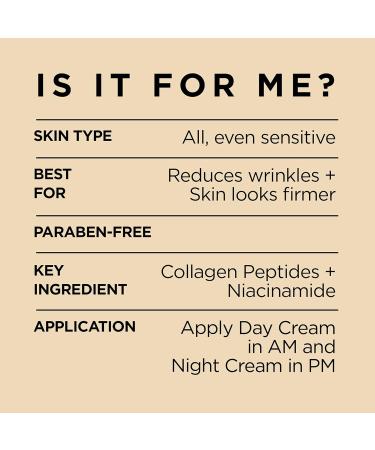 L'Or al Paris Day & Night Face Moisturizer Cream Skincare Kit (2-Piece) Age Perfect Collagen Expert with Collagen Peptides + Niacinamides For Mature Skin Suitable for Sensitive Skin Skincare kit 2 x 70 ml - Buy Online on GoSupps.com